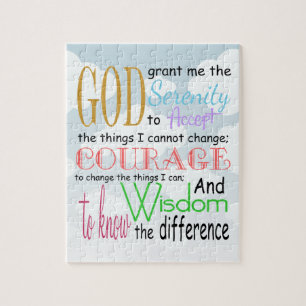 Serenity Prayer Legpuzzel