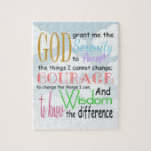 Serenity Prayer Legpuzzel (Verticaal)