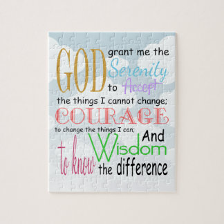 Serenity Prayer Legpuzzel