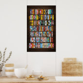 Serenity Prayer License Bord Art Poster (Keuken)