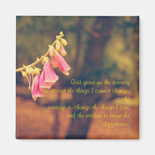 Serenity Prayer Magneet (Voorkant)