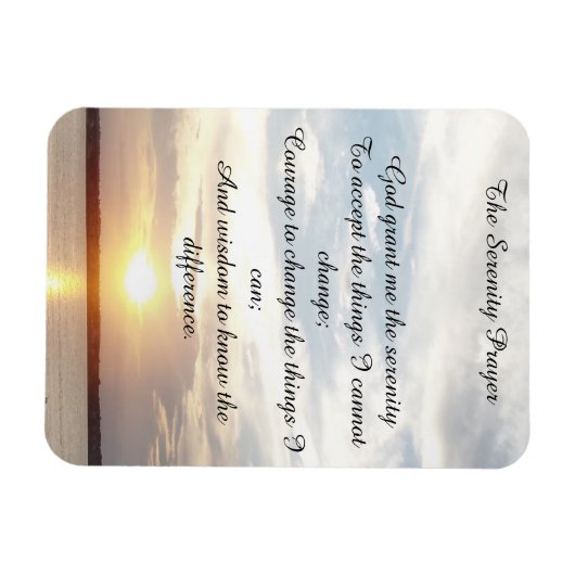 Serenity Prayer Magneet (Horizontaal)