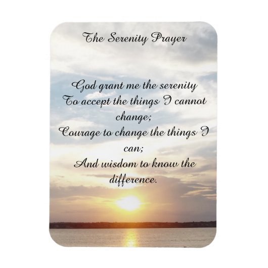 Serenity Prayer Magneet (Verticaal)