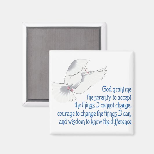 Serenity Prayer Magneet (Voorkant / Achterkant)