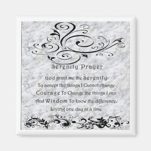 Serenity Prayer Magneet (Voorkant)