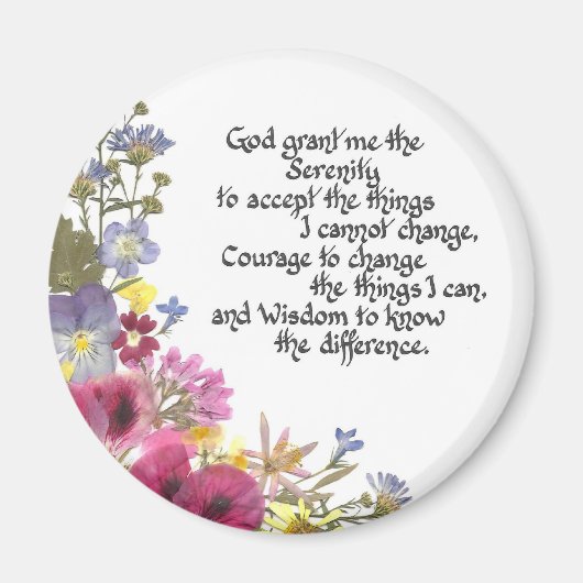 Serenity Prayer Magneet (Voorkant)