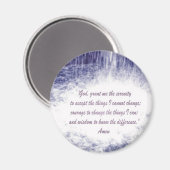 Serenity Prayer magneet (Voorkant / Achterkant)
