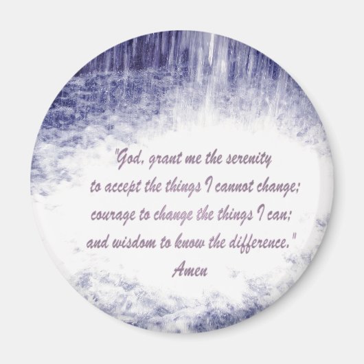 Serenity Prayer magneet (Voorkant)