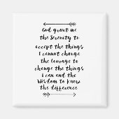 Serenity Prayer Magnet (Voorkant)