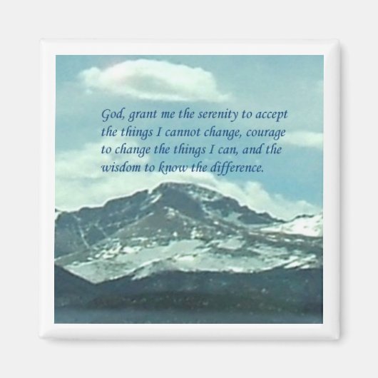 Serenity Prayer Magnet (Voorkant)