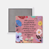 Serenity Prayer Magnet (Voorkant / Achterkant)