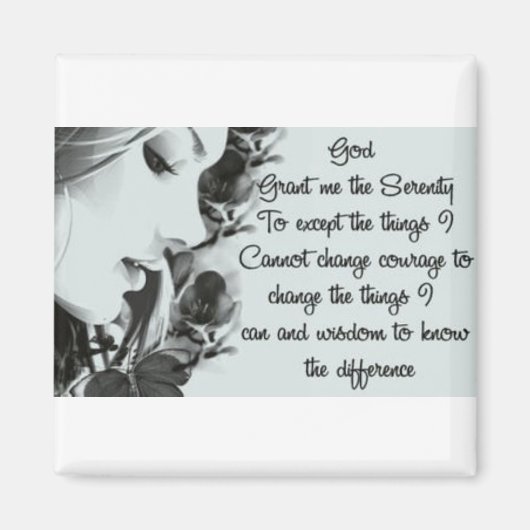 Serenity Prayer Magnet (Voorkant)