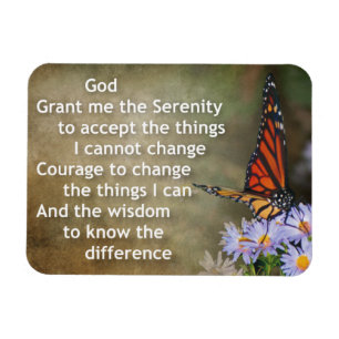 serenity prayer magnet magneet