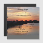 SERENITY PRAYER MAGNETISCHE KAART (Voorkant / Achterkant)