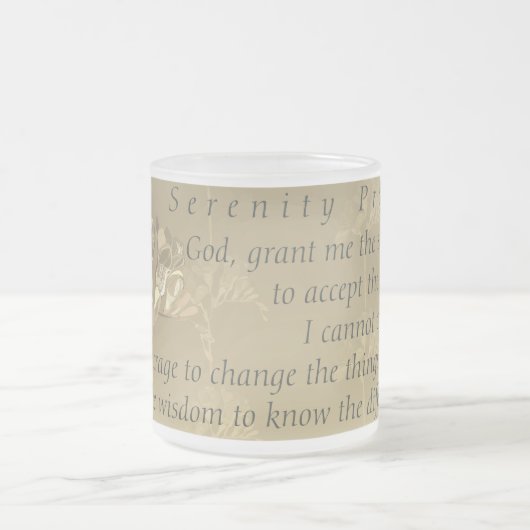 Serenity Prayer Matglas Koffiemok (Center)