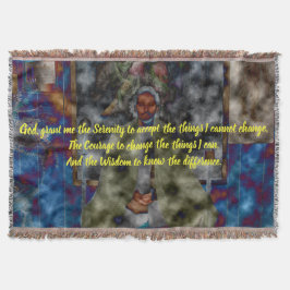 Serenity Prayer - Meditation Blanket Deken