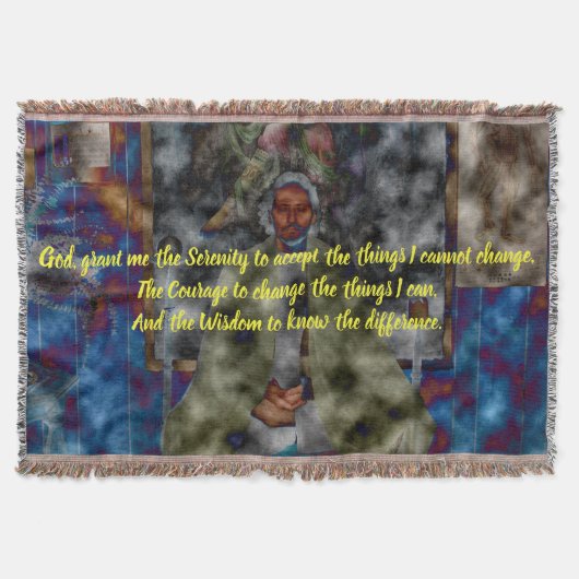 Serenity Prayer - Meditation Blanket Deken (Voorkant)