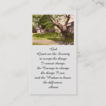 Serenity Prayer Memorial Begrafenis Waterverf Kaar