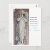 Serenity Prayer met Angel Briefkaart (Voorkant / Achterkant)