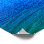 Serenity Prayer met Blue Ocean and Amazing Sky Poster (Hoek)