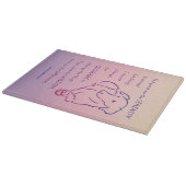 Serenity Prayer met Dog Cutting Board Snijplank (Hoek)