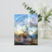 Serenity Prayer met inspirerende Motivatie kunst Briefkaart (Staand voorkant)