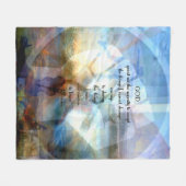 Serenity Prayer met inspirerende Motivatie kunst Fleece Deken (Voorkant (Horizontaal))