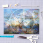 Serenity Prayer met inspirerende Motivatie kunst Tissuepapier (Craft)