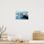 Serenity Prayer met panoramisch Uitzicht Mount Eve Poster (Keuken)