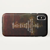 Serenity Prayer met prachtige Christelijke kunst Case-Mate iPhone Case (Achterkant (horizontaal))