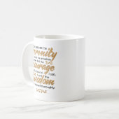 Serenity Prayer Mok Finding Ancestors Gold (Voorkant links)