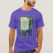 Serenity Prayer Morning Glory Inspirerend T-shirt (Voorkant)