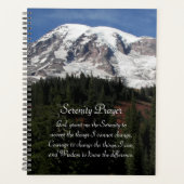 Serenity Prayer Mount Rainier Landschap Planner (Voorkant)