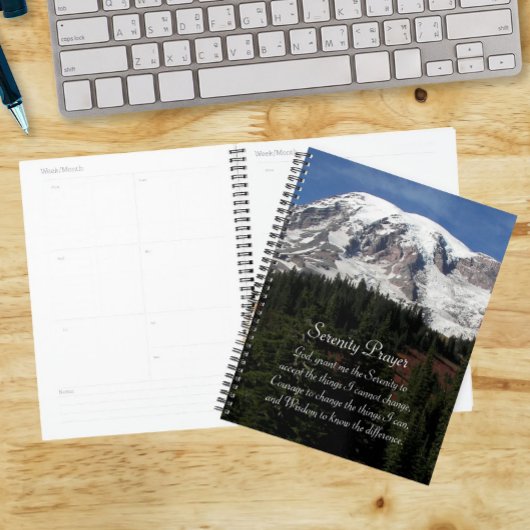 Serenity Prayer Mount Rainier Landschap Planner