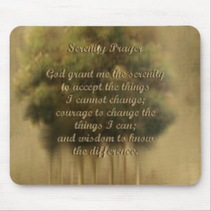 Serenity Prayer Mousepad Muismat
