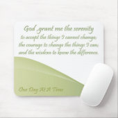 Serenity Prayer Mousepad Muismat (Met muis)