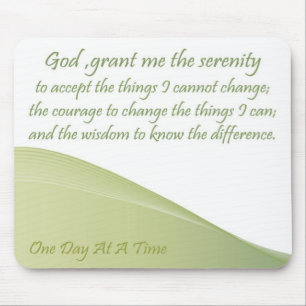 Serenity Prayer Mousepad Muismat