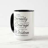 Serenity Prayer Mug Mok (Voorkant links)