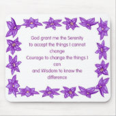 Serenity Prayer Muismat (Voorkant)