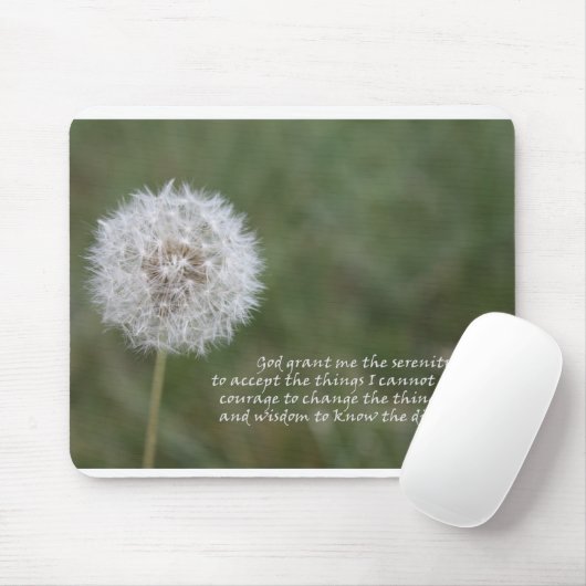 Serenity Prayer Muismat (Met muis)