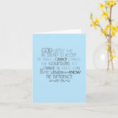 Serenity Prayer Notecards Kaart (Gele Bloem)