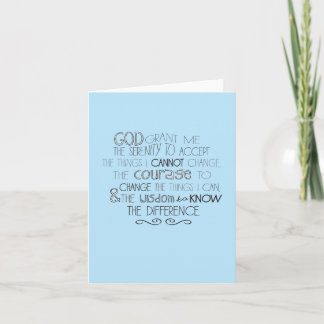 Serenity Prayer Notecards Kaart