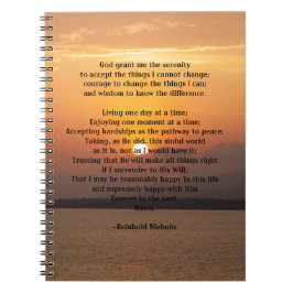 Serenity Prayer Notitieboek