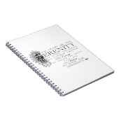 Serenity Prayer Notitieboek (Rechterzijde)