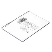 Serenity Prayer Notitieboek (Linkerzijde)