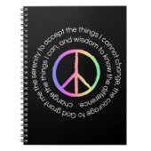 Serenity Prayer Notitieboek tijdschrift Sober Life (Voorkant)