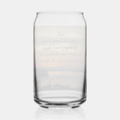 Serenity Prayer Oranje Seascape Sunset Blikvorm Glas (Achterkant)