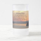Serenity Prayer Oranje Seascape Sunset Matglas Bierpul (Center)