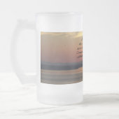 Serenity Prayer Oranje Seascape Sunset Matglas Bierpul (Links)