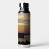 Serenity Prayer Oranje Seascape Sunset Waterfles (Rechts)